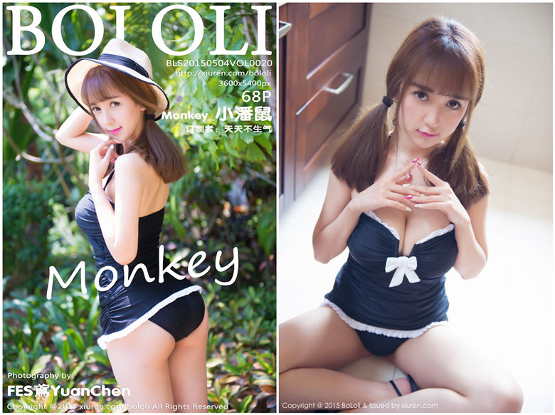 [BoLoLi波萝社]2015.05.04 VoL.020 Monkey小潘鼠[68+1P284.6MB]